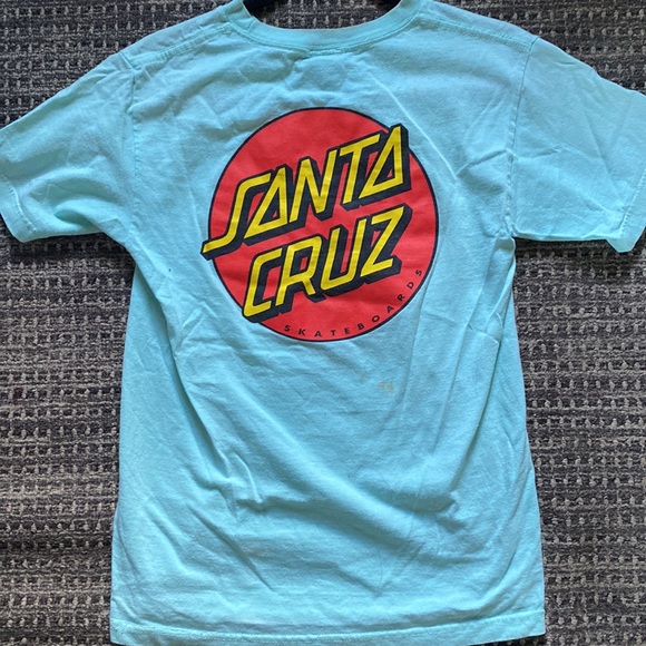 SANTA CRUZ blue small t shirt - Picture 2 of 4